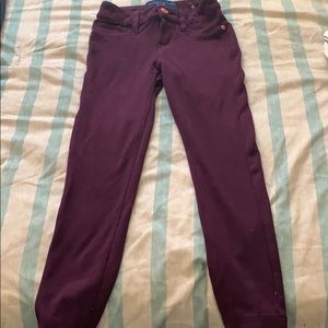Girls plum color jeggings